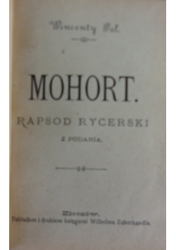 Mohort Rapsod rycerski z Podania