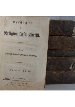 Geschichte der Religion Jesu Christi, 6 tomów.  1811 r.