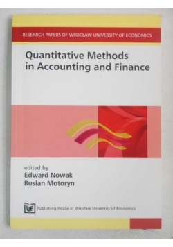 Quantitative Methods in Accounting and Finance