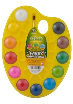 Farby akwarelowe paletka