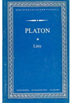 PLATON LISTY Biblioteka Klasyków Filozofii