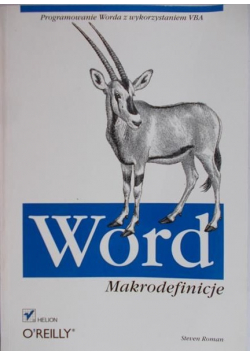 Word Makrodefinicje