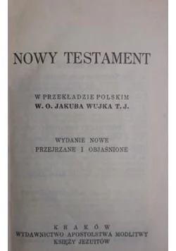 Nowy Testament,1949r.