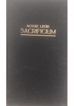 Novae Legis Sacrificium, 1948 r.
