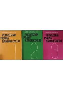 Podręcznik prawa kanonicznego, I-III Tom
