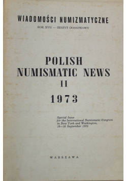 Polish Numismatic News II Rok XVII Zeszyt dodatkowy