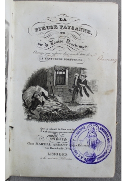 Pieuse Paysanne Około 1846 r.