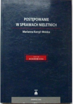 Postępowanie w sprawach nieletnich