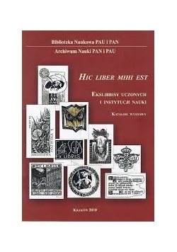 Ekslibrisy uczonych i instytucji nauki