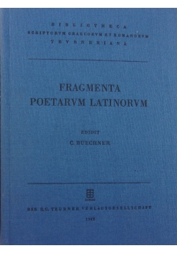 Fragmenta Poetarum Latinorum