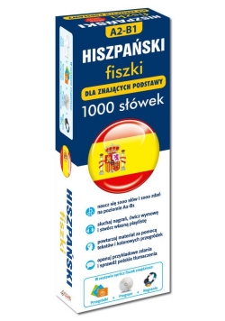 Hiszpański - Fiszki 1000 słówek dla znaj. podstawy