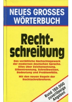 Neues Grosses Worterbuch Rechtschreibung