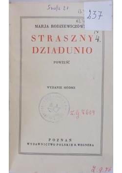 Straszny dziadunio, 1931 r.