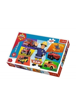 Puzzle Pojazdy strażaka Sama 100