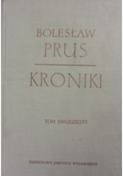 Kroniki, tom 20