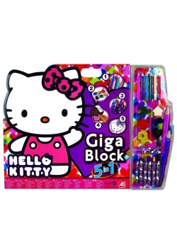 Giga Block - Zestaw dla artysty 5w1 - Hello Kitty