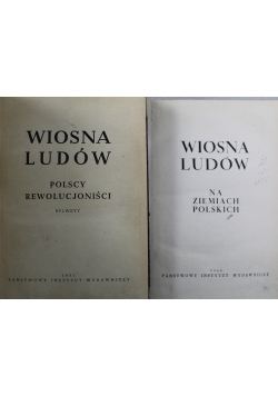 Wiosno Ludów 2 Tomy ok 1950 r