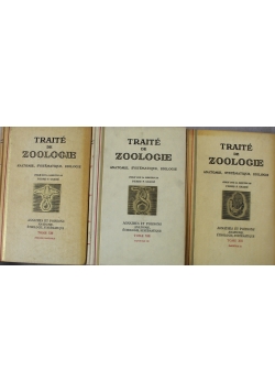 Traite de Zoologie 3 tomy