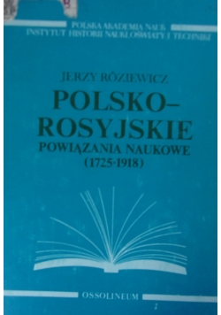 Polsko- rosyjskie powiązania naukowe