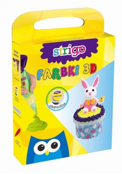Farbki 3D - Babeczka Królik STRIGO