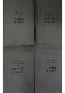Utwory zebrane, zestaw 4 książek