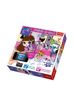 Puzzle Littlest Pet Shop Wieczorne zabawy 80 + Aplikacje