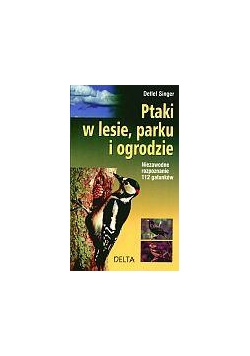 Ptaki w lesie parku ogrodzie