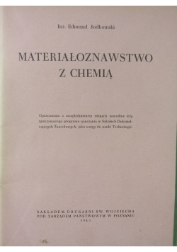 Materiałoznawstwo z chemią, 1945 r.