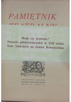 Pamiętnik teatralny, Zeszyt 1 (77)