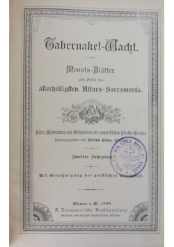 Sahernakel-Warht, 1898 r.