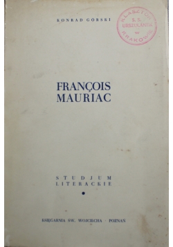 Francois Mauriac 1935 r.