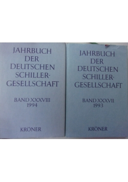Jahrbuch der deutschen schiller gesellschaft, 1994 / 1993
