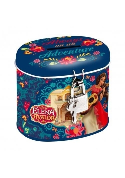 Skarbonka metalowa owalna Elena z Avaloru