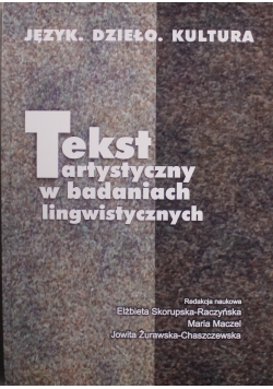 Tekst artystyczny w badaniach lingwistycznych