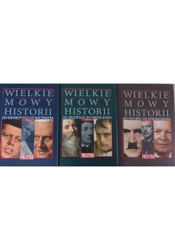 Wielkie Mowy Historii tomy 1,3,4