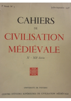 Cahiers de civilisation medievale