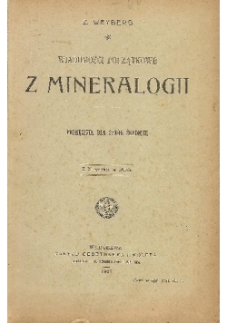 Wiadomości początkowe z mineralogii 1903r