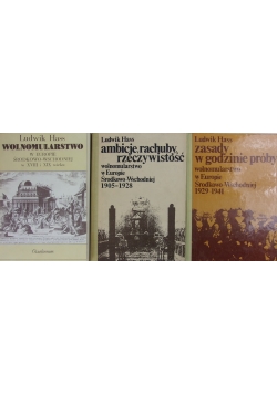 Ludwik Hass, zestaw 3 książek