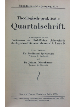 Teologisch-praktische Quartalschrift, 1937r.