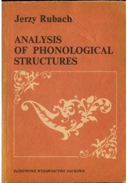 Analysis of phonological structures