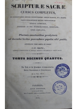Scripturae Sacrae Cursus Completus 1841r