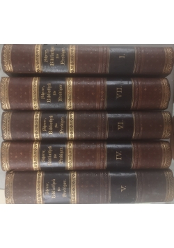 Bibliothef fur Brediger,zestaw pięciu tomów od I i od IV do VII ,1897r.