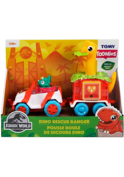 Toomies jeep z dino przyczepą Jurassic World TOMY