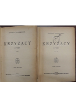 Krzyżacy, tom 1 i 3, 1939 r.