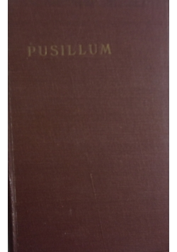 Pusillum, tom 1, 1933 r.