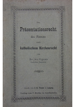 Das Prasentationsrecht