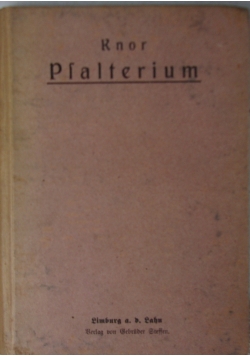 Psalterium, 1916r.