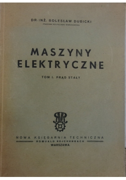 Maszyny elektryczne cz. 1,1949 r.