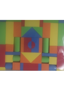Bam bam klocki piankowe 46 elementów