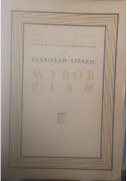 Staszic. Wybór pism, 1948 r.